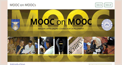 Desktop Screenshot of mooconmooc.org
