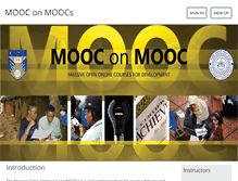 Tablet Screenshot of mooconmooc.org